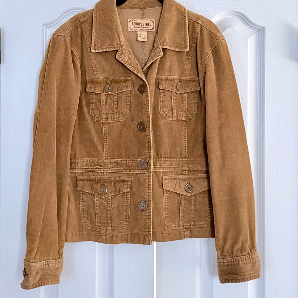Aeropostale Women's Brown Utility Jacket